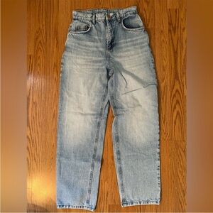 Reclaimed Vintage Women's Blue Denim Jeans Size 28